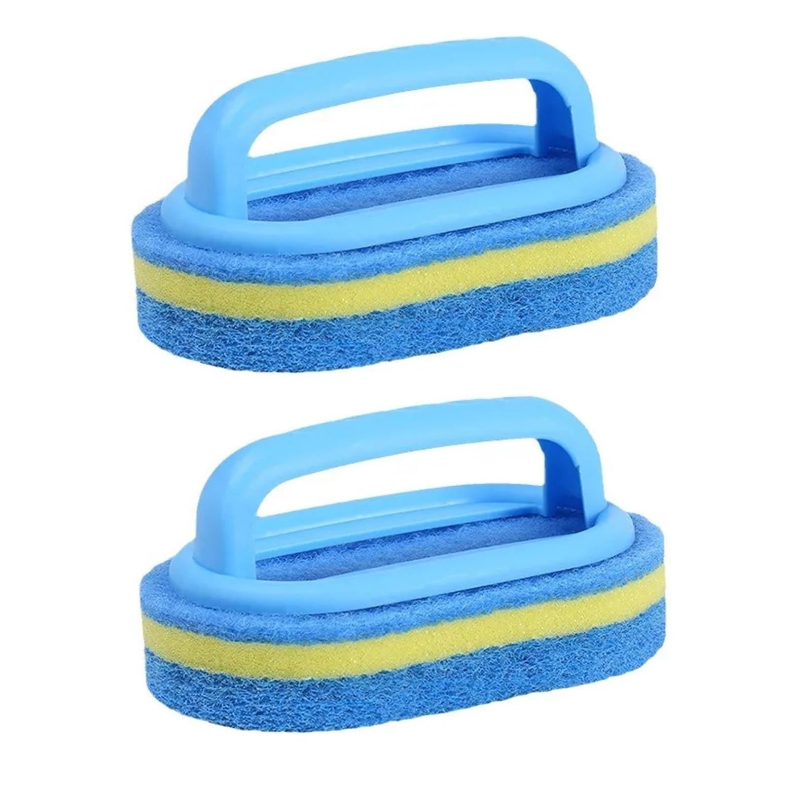 WZPTLKIBAD Sponge Cleaning Brush with Handle for Bathtub Tile Sink