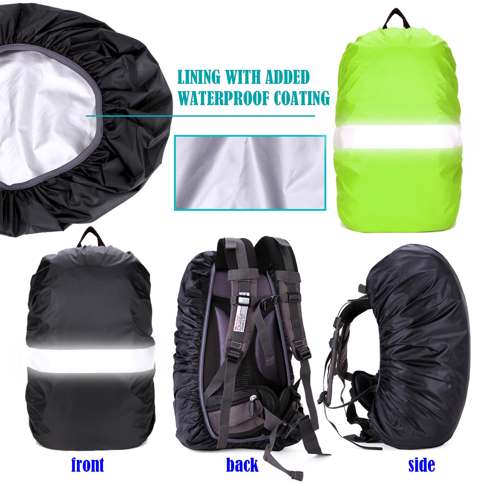 Housse Pluie Sac à Dos Lywencom Sac à Dos De Randonnée, Sac à Dos Pliable Ultra-léger 20L Imperméable Pour Le Rangement Des Sports, Pour Le Cyclisme De Plein Air, Le Camping Et