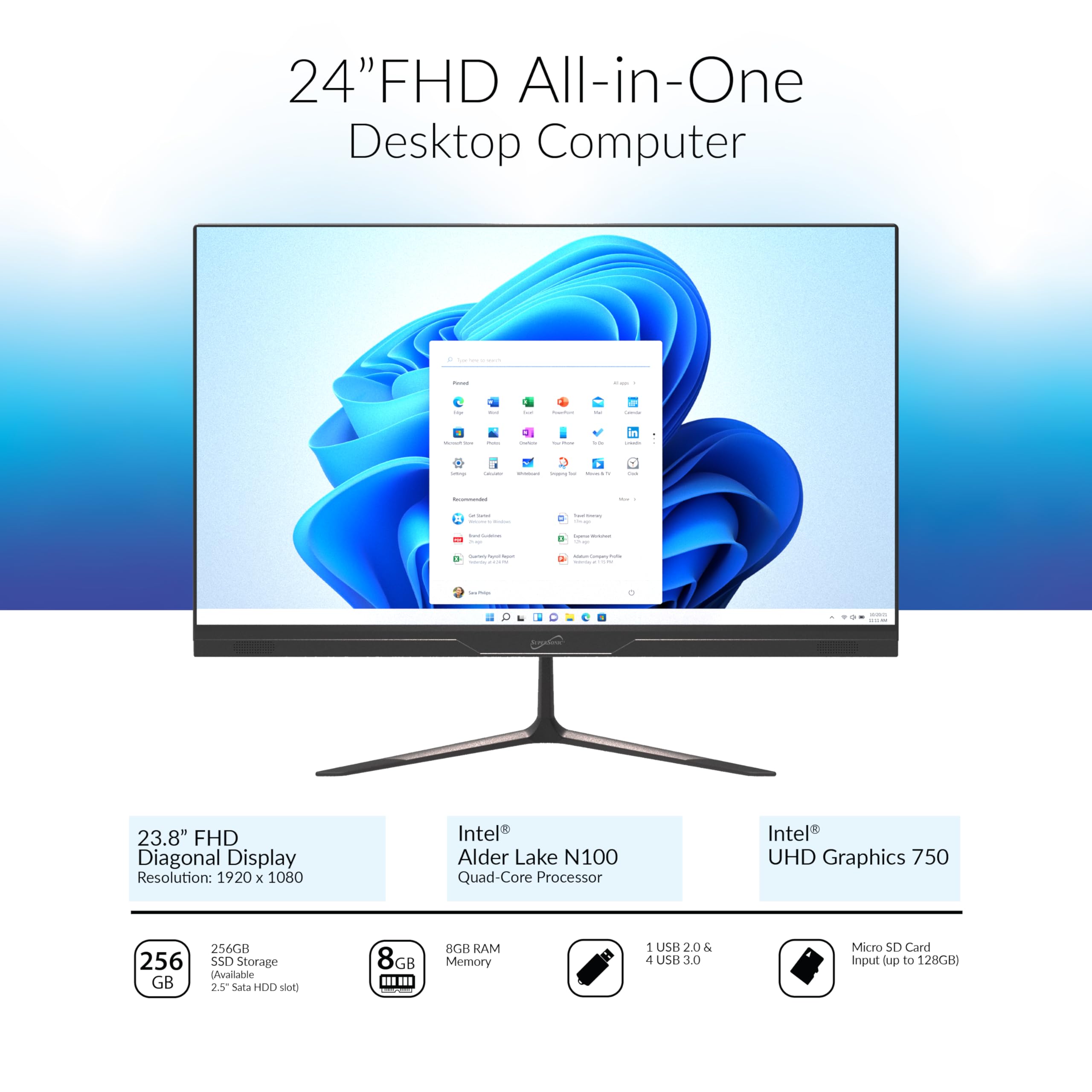 Amazon.com: Supersonic SC-5524AIO 24