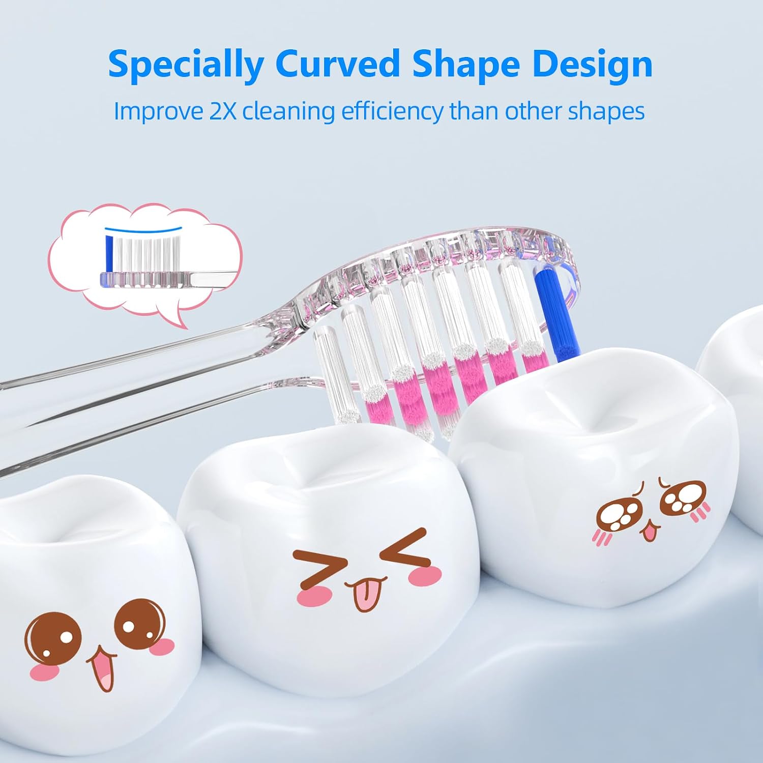 Compatible with Seago SG513/SG977/SGEK6/DT-K6 Electric Toothbrush Replacement Brush Heads,for Seago Kids Electric Toothbrush 3+Years with dust Cover,10 Pack (Pink, Medium)
