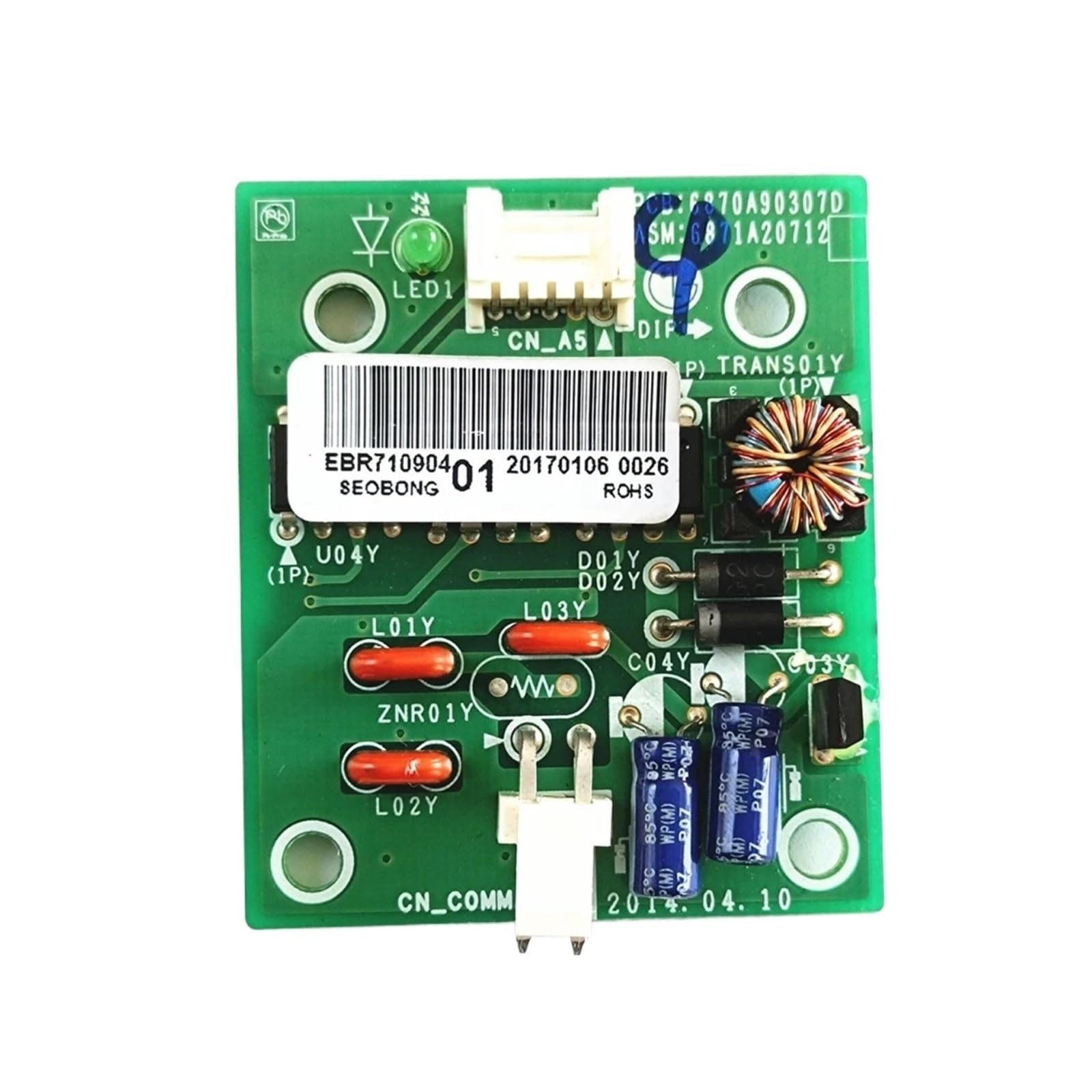 ZBWRVTWXR PCB Board Control Motherboard EBR71090401 6870A90307D 6871A60712,Compatible For LG，Air Conditioner
