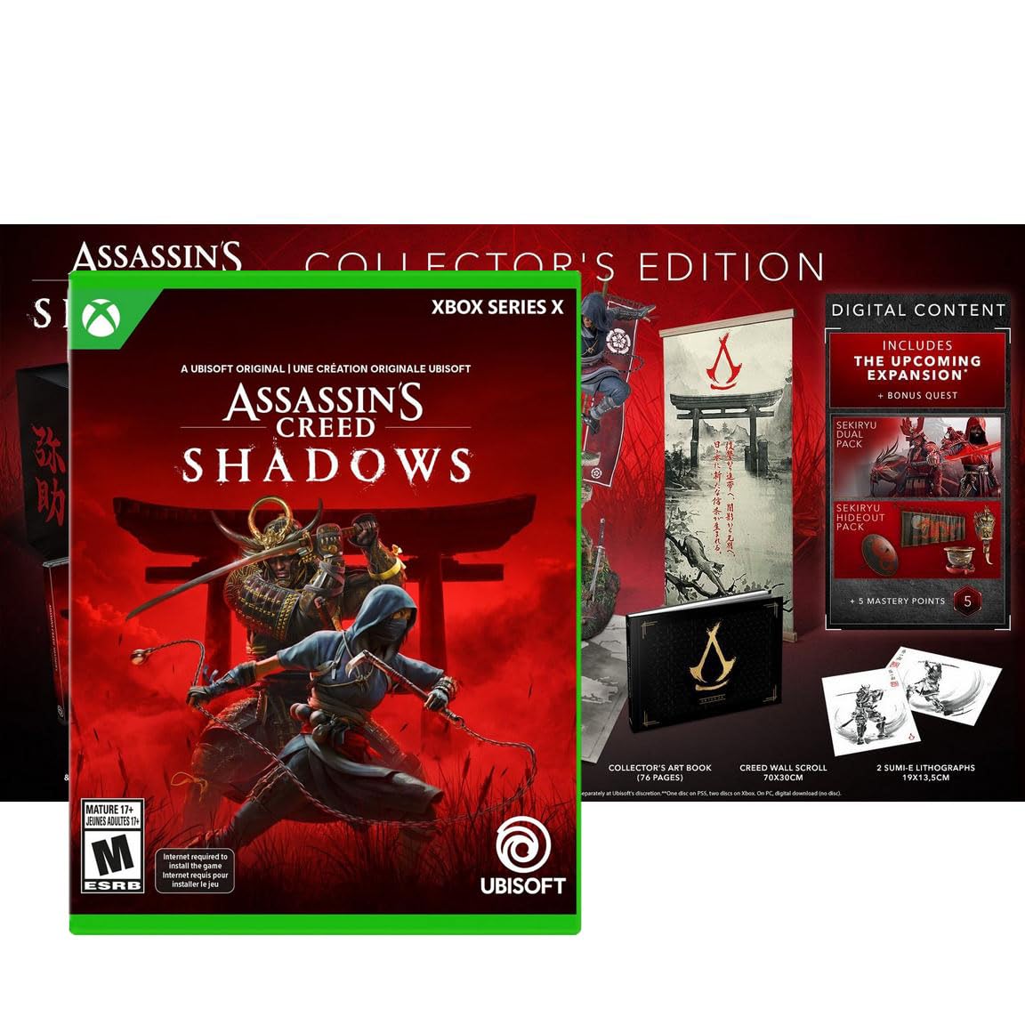 Amazon.com: Assassin's_Creed Shadows Collector's Edition, Xbox