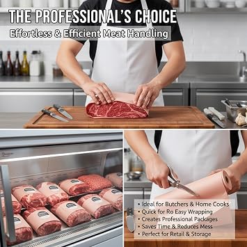 40 cm x 20 m Pink Butcher Paper Food-Grade Butcher Paper