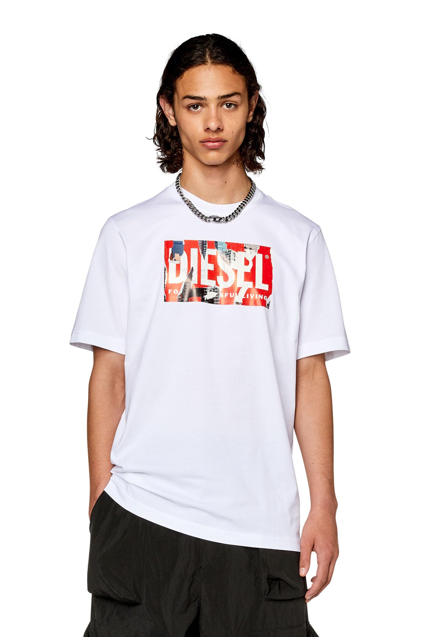 Diesel Men's 100 Diesel_t-Just-L13 Maglietta_shirt_-0Catm_l