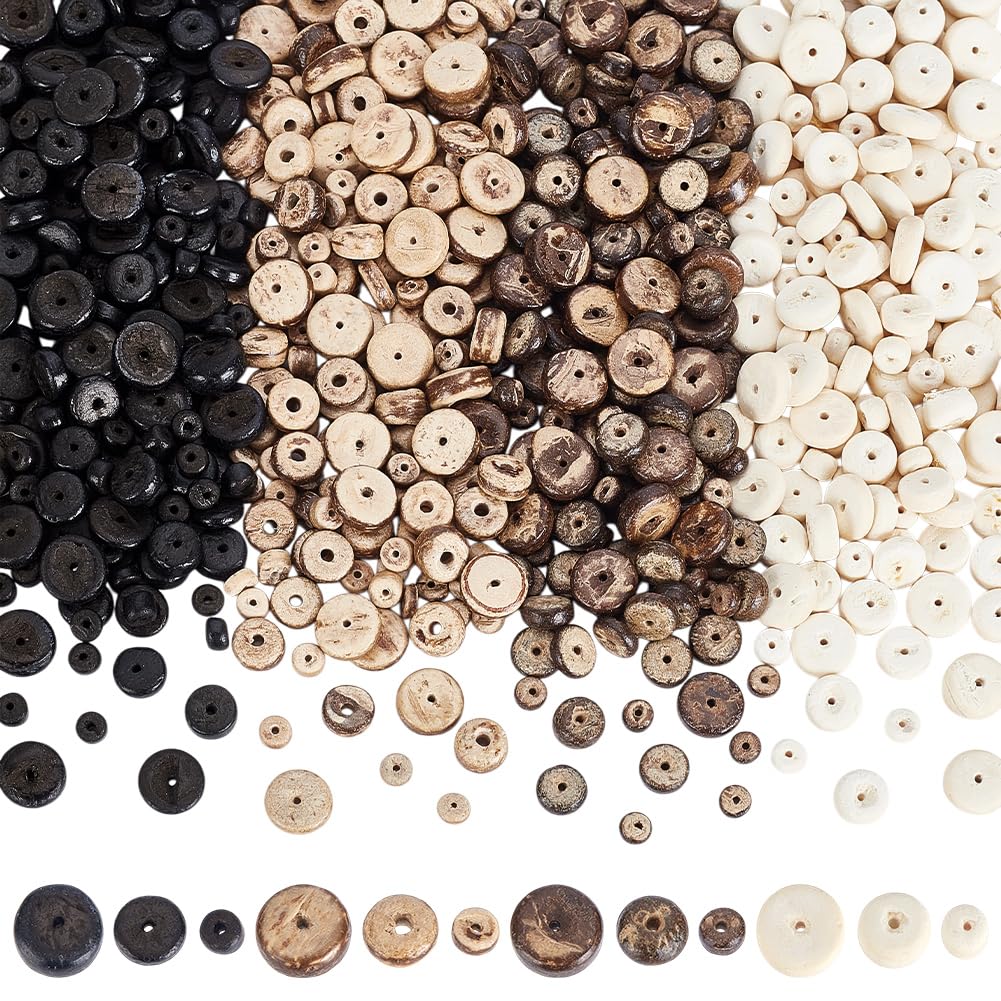 Perles en bois pour loisirs créatifs et ateliers de bijoux faits main en famille