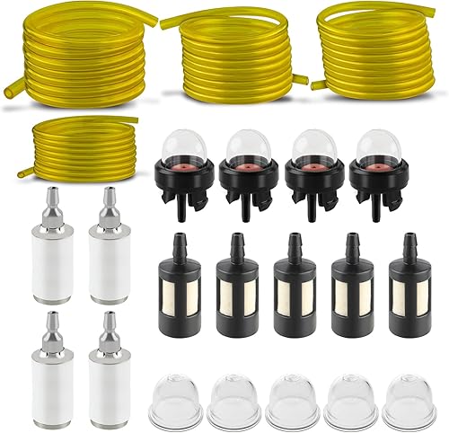 Miniatura 3 de Manguera de línea de combustible de 4 tamaños y 4 pies para Zama Stihl Homelite Poulan Craftsman, Husqvarna, soplador de motosierra con filtros de
