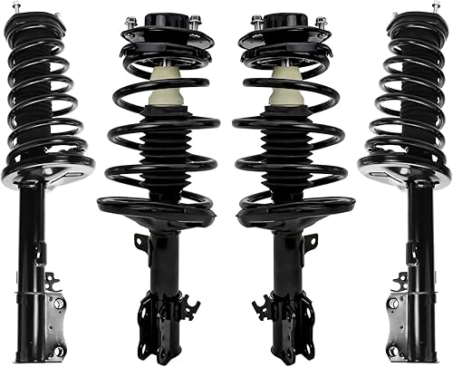 Miniatura 15 de Detroit Axle - 4 puntales para Scion tC 2005-2010 puntales traseros delanteros completos con muelle helicoidal 2006 2007 2008 2009 montaje de