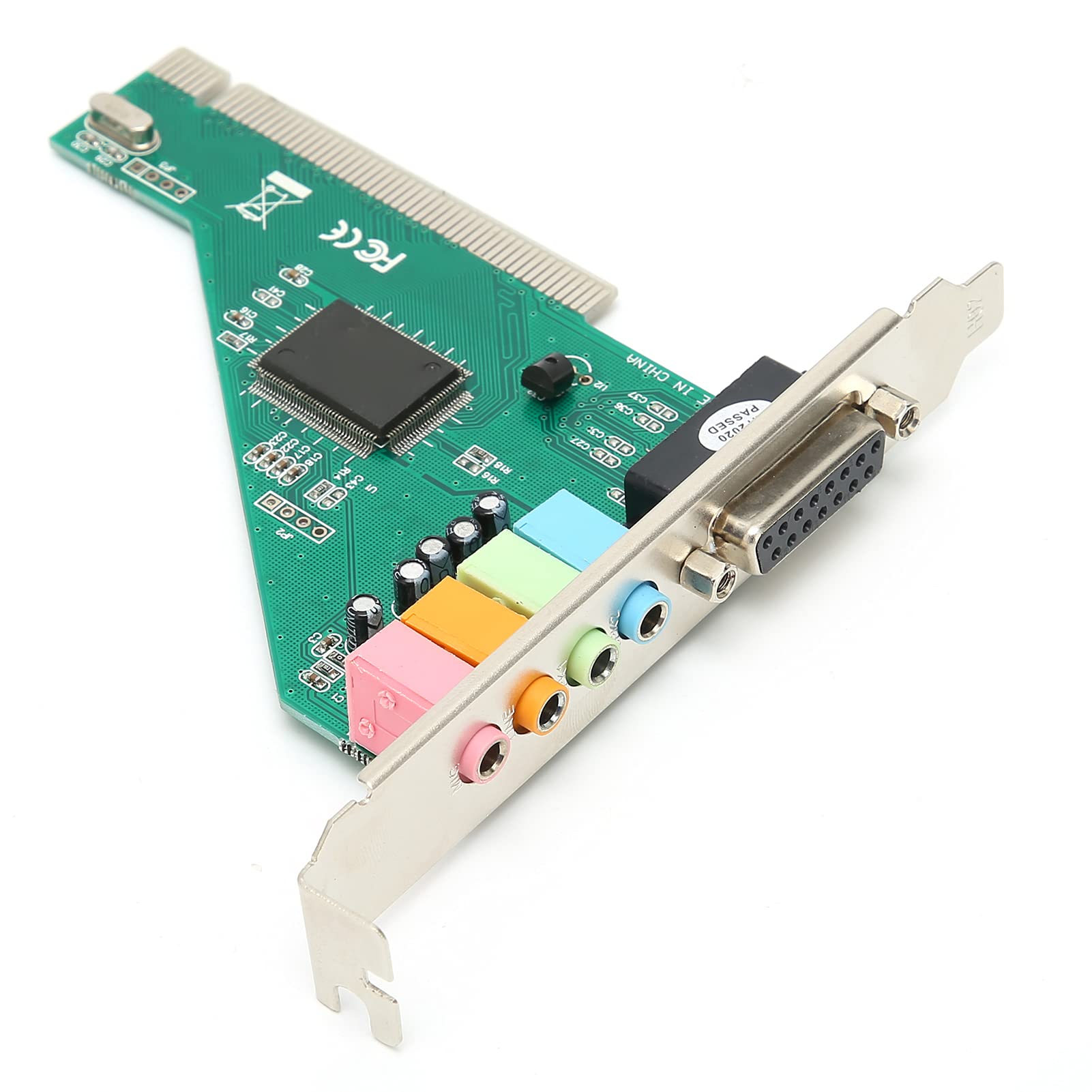 Tarjeta de Sonido PCI, Relación Señal-Ruido de 120 DB, 4 Canales, Posicionamiento Espacial 3D, A3D DS3D EAX, SPDIF de 24 bits, Compatibilidad con Sintetizador de Música,
