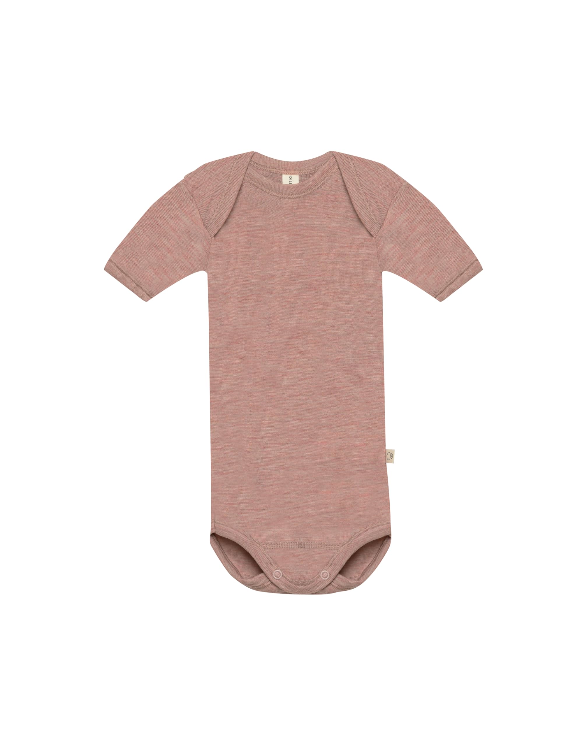 Dilling Kurzarmbody aus Merinowolle für Babys