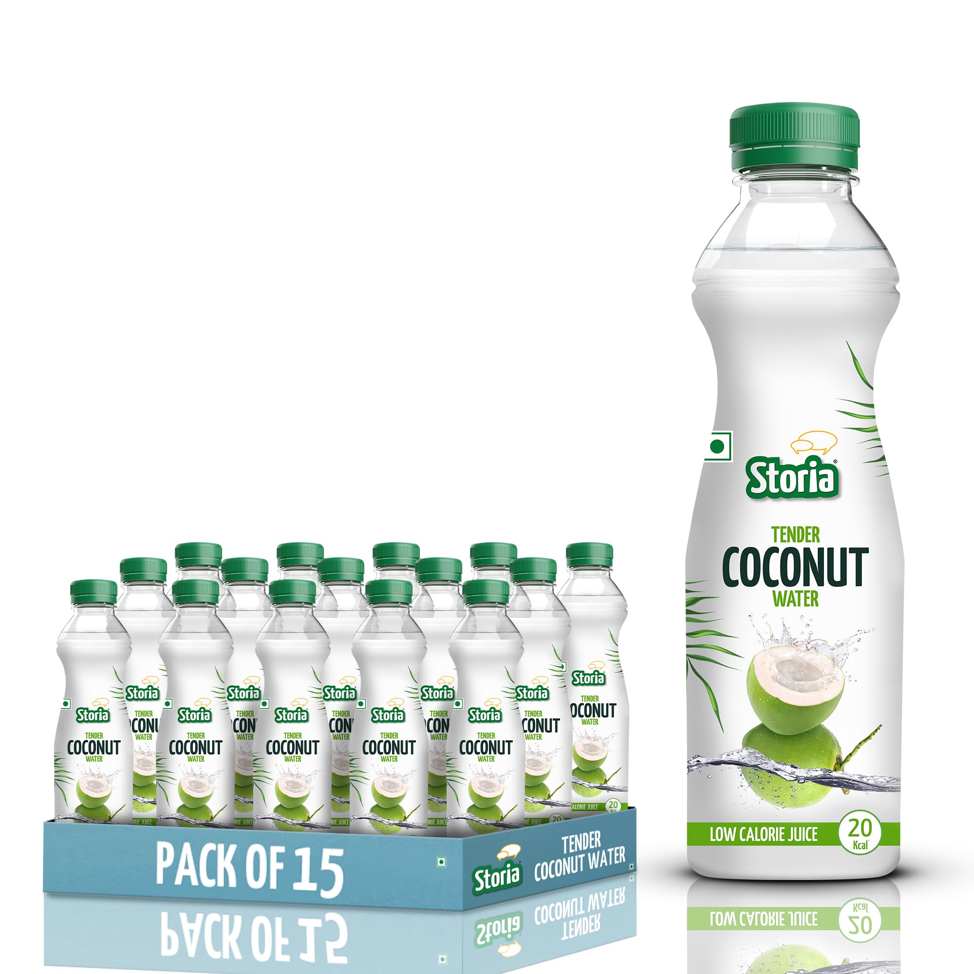Storia Tender Coconut Water - No Added Sugar - 750 ml PET Bottle (Pack of 15)