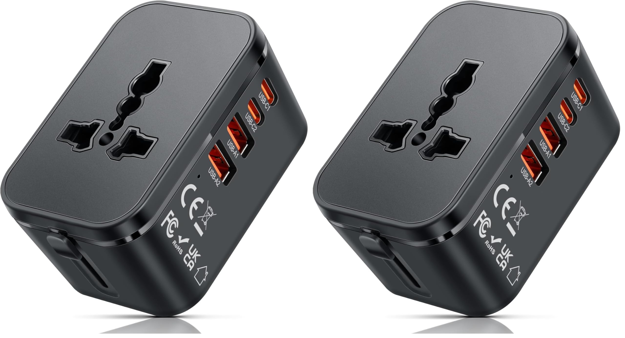 Adaptador enchufe universal Romon GaN20W para solucionar la falta de energía en viaje 2