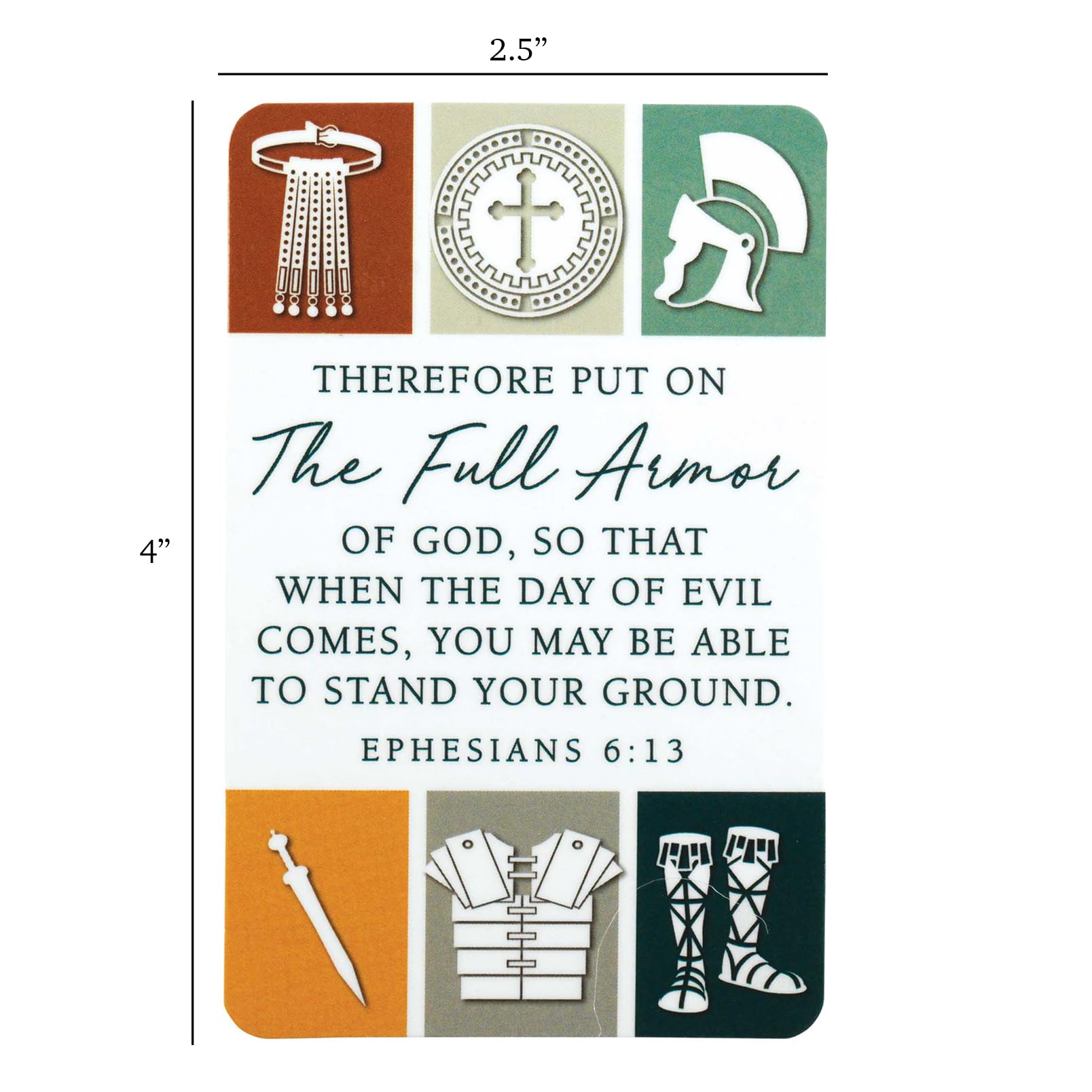 Amazon.co.jp: Dicksons Full Armor of God ホワイト 4インチ ペーパー