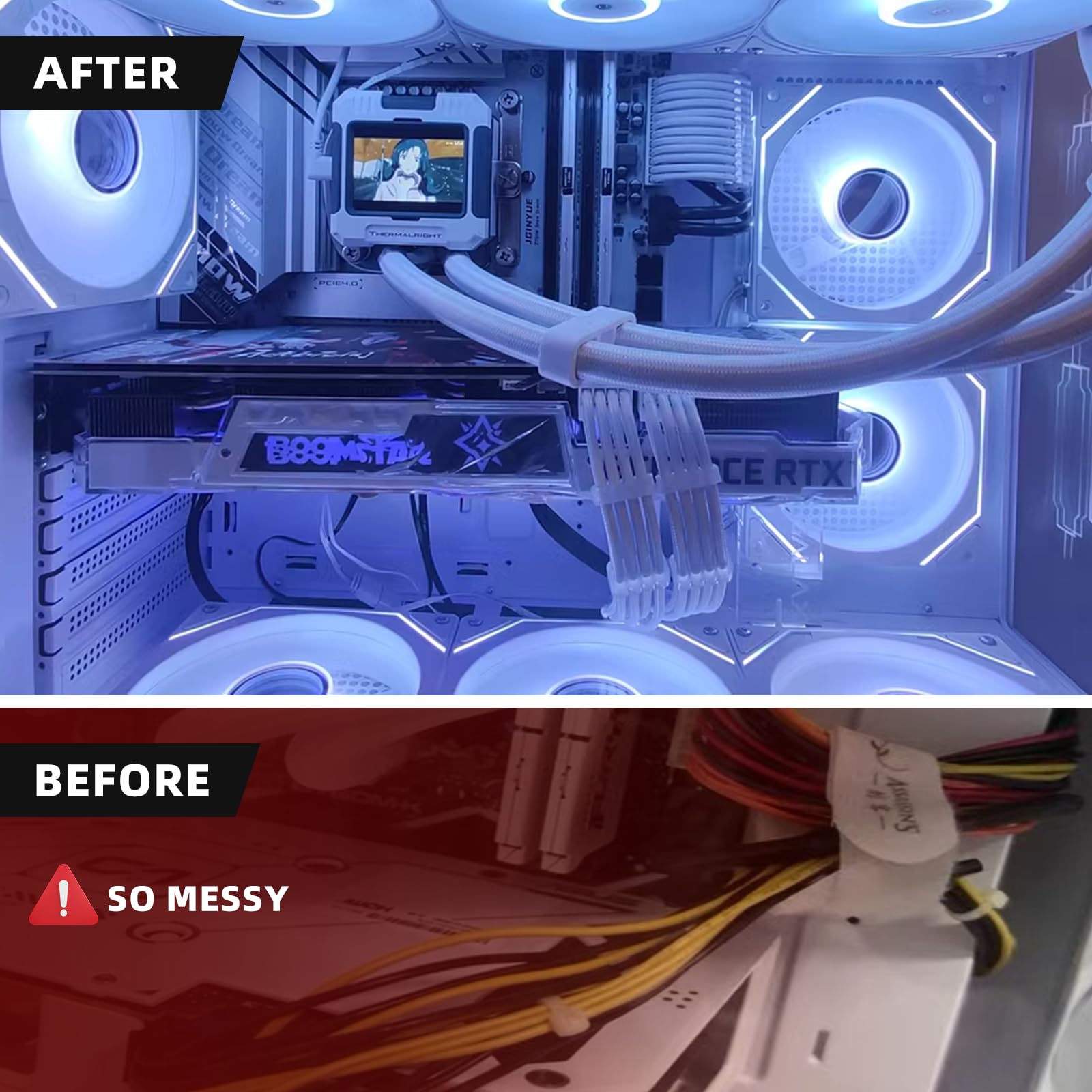 600w Psu EZDIY-FAB 12VHPWR PSU Cable Extension Kit For RTX 50 40