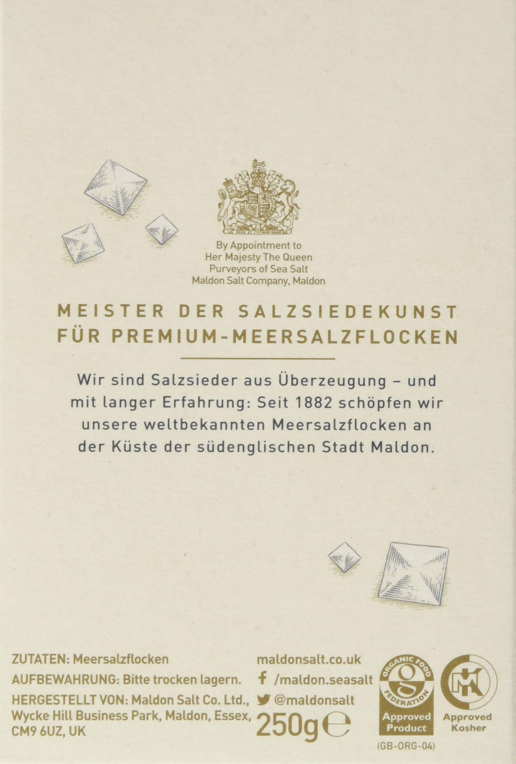 12 x Maldon Sea Salt Meersalz Flocken 250g - 12 x 250g (3kg)