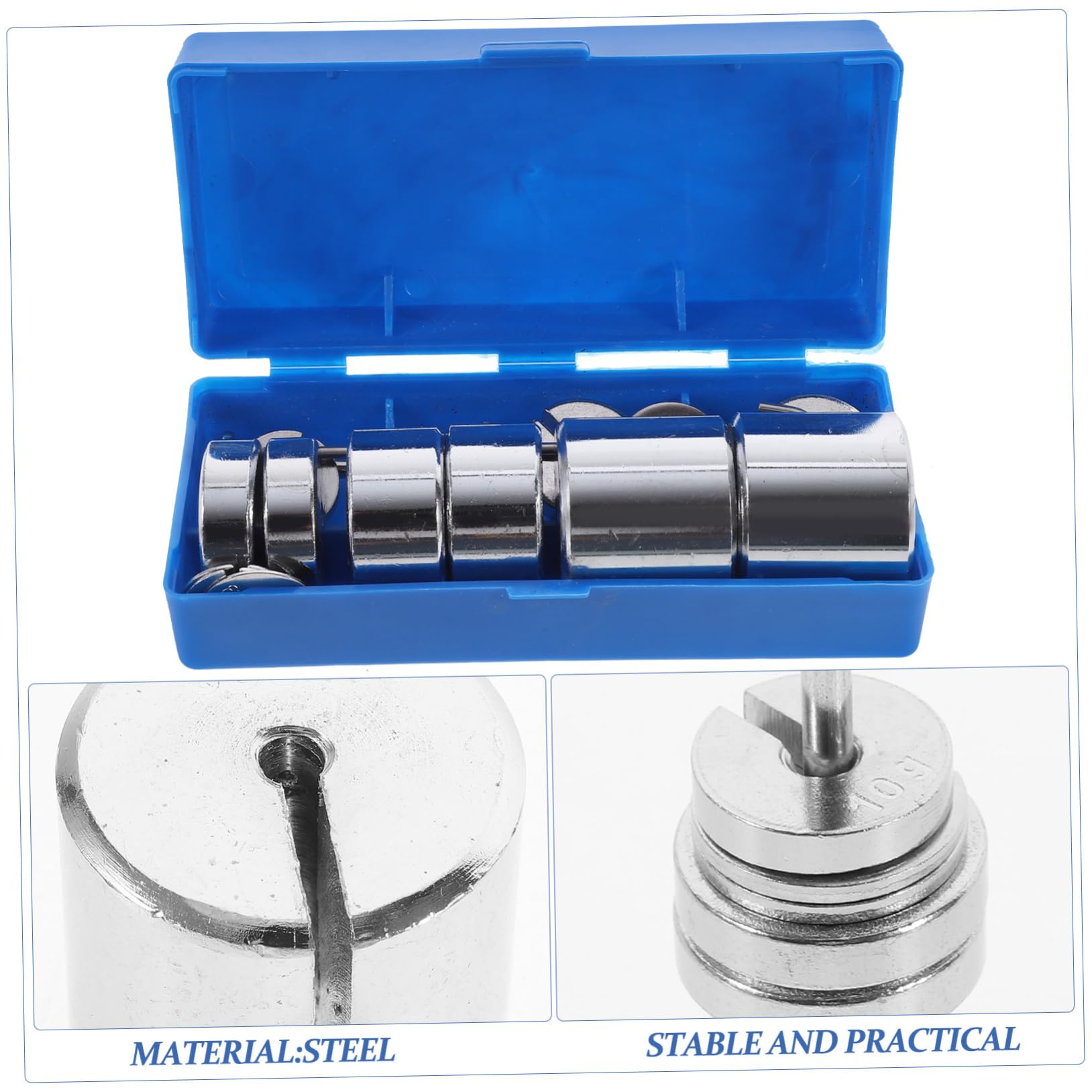 Set di e Dimostrazioni di Forza e Bilanciamento Strumenti in Metallo Fessurato Gancio in Metallo Argento, Strumenti per Laboratorio per Esperimenti di Fisica