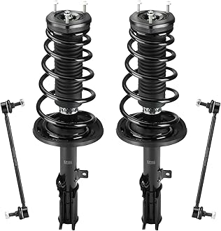 Rear Strut Assembly & Sway Bar Links for 2006-2012 Toyota Avalon, 2007-2012 Camry Lexus ES350 Exc. SE Models, Shock Absorbers Replace 172309 172310 4PCS