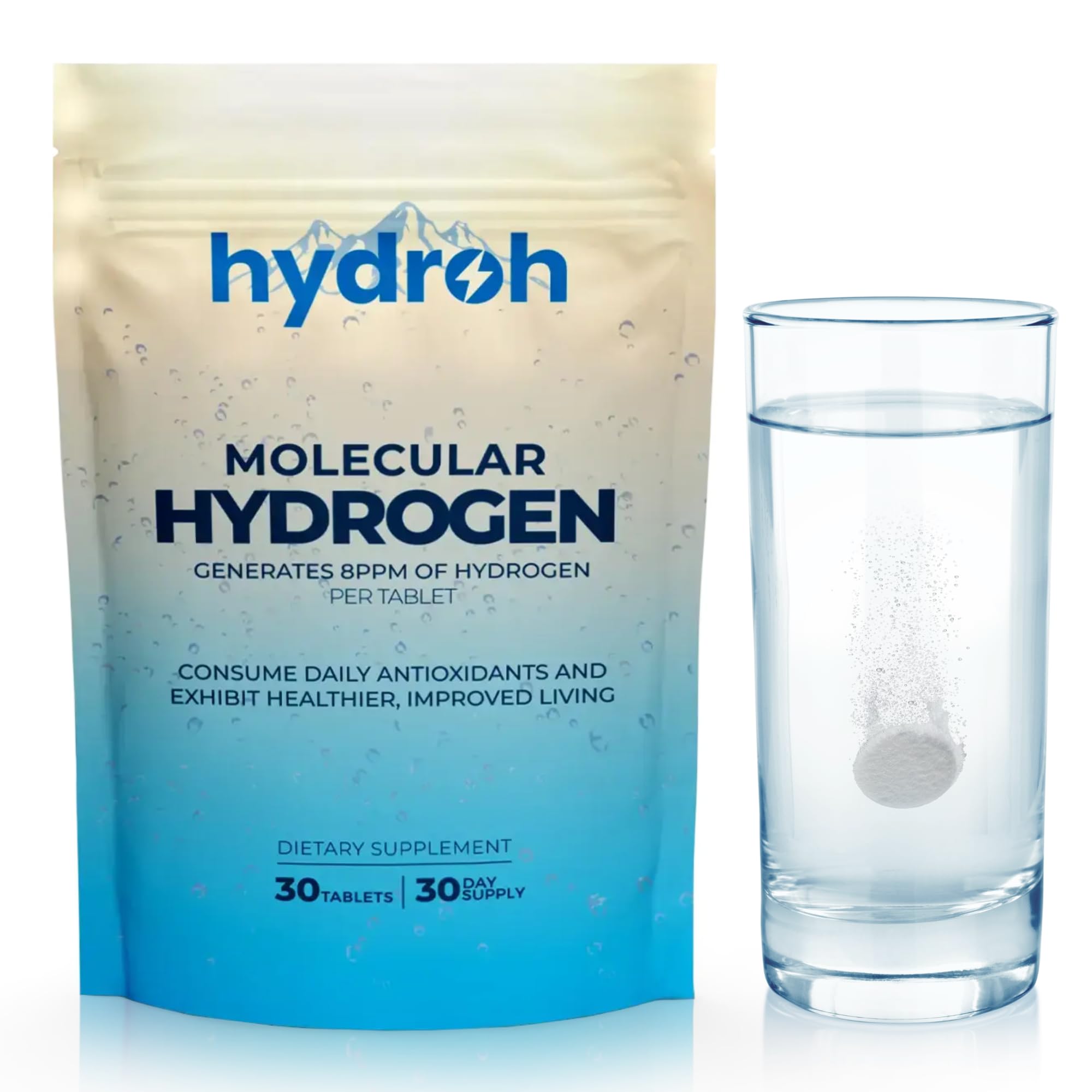 Hydrogen Water Tablets, Comprimidos de Hidrogênio Molecular para Água ...