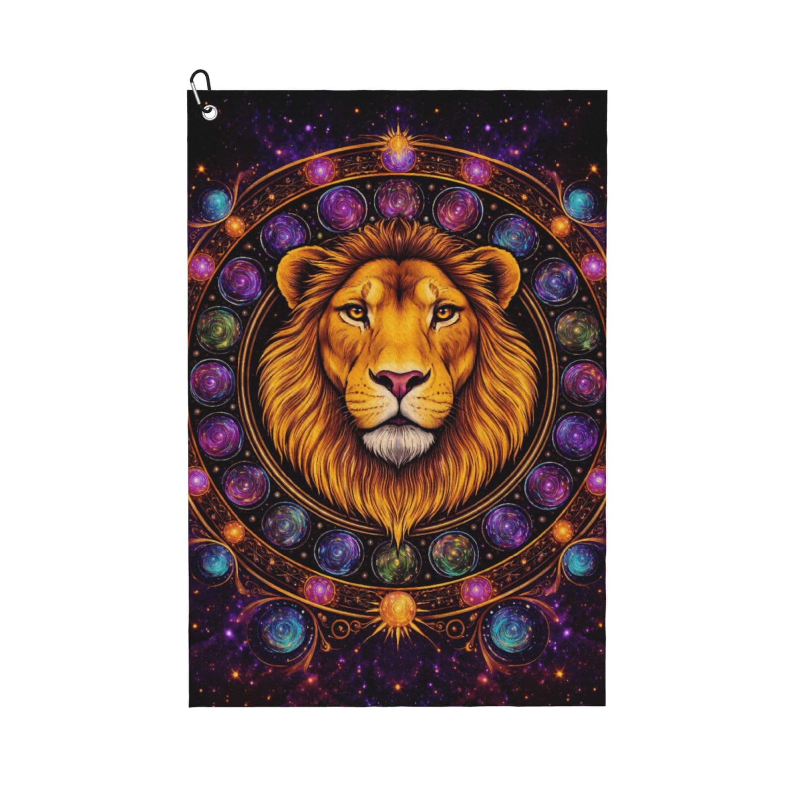BSDFGSDD Trippy Lion Art Golf Towel 24 x 16 inches