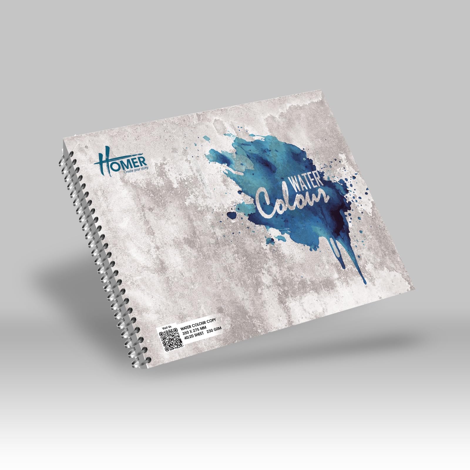 Homer B4 Spiral Wate Colour Copy 80 Pages 230gsm-image-31