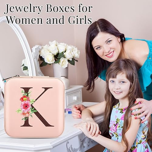 Miniatura 5 de Yaztops Estuche de joyería imprescindible para viajes, accesorios de viaje esenciales para mujeres, adolescentes, niñas, regalos de moda, regalos