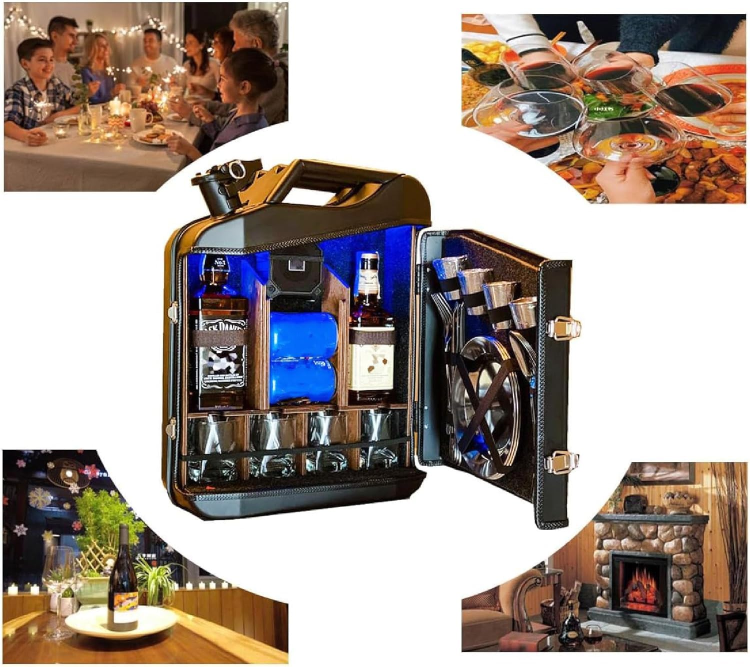 Jack Daniel's Decoration Extincteur Mini Bar - Faux Extincteur Pour Ranger Whisky, Décoration Bureau Créative, Cadeau Original Pour Amateur De Spiritueux Jack Daniel's Decoration Extincteur Mini Bar - Faux Extincteur Pour Ranger Whisky, Décoration Bureau Créative, Cadeau Original Pour Amateur De Spiritueux