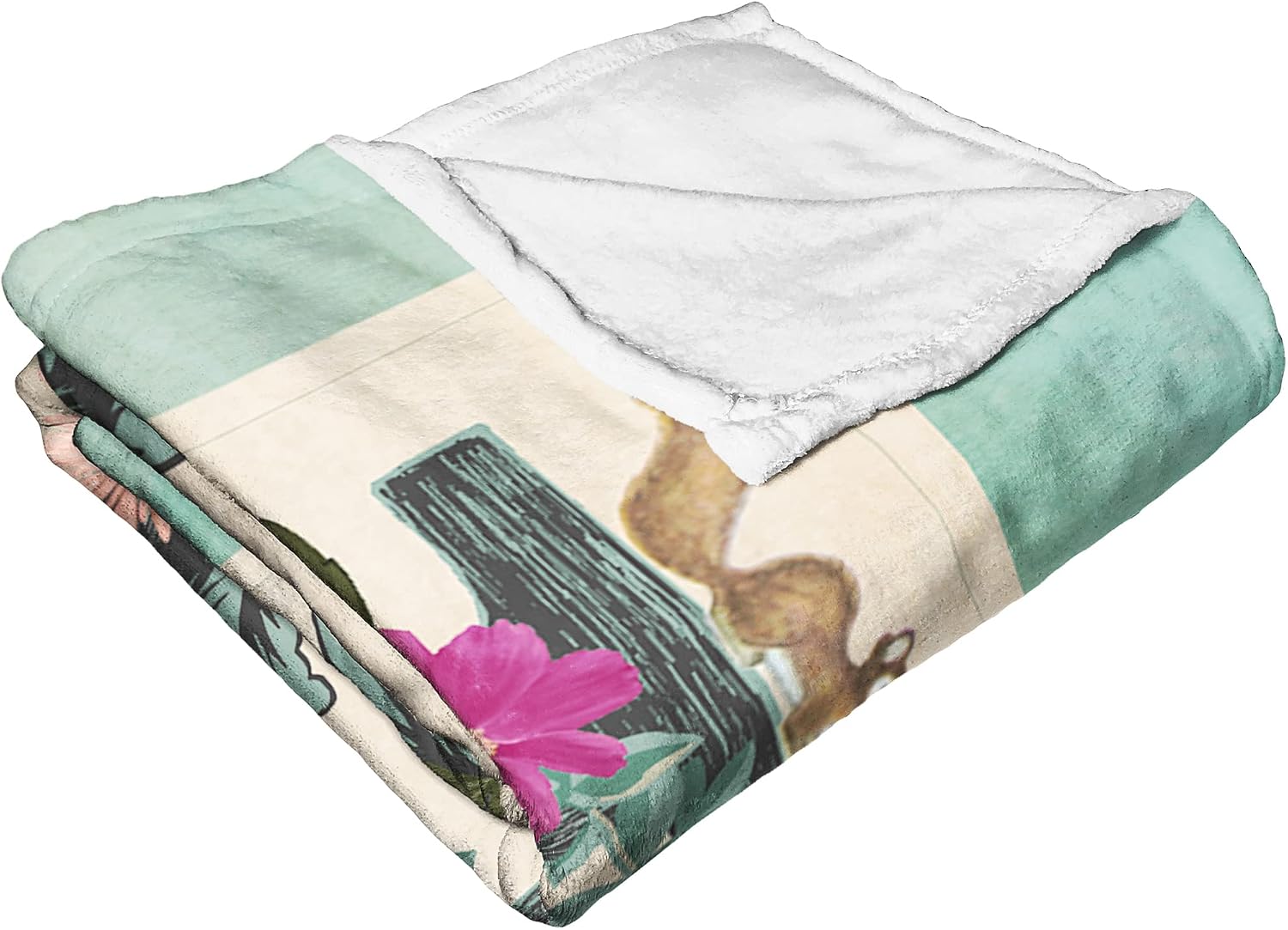 Northwest Bambi Silk Touch Throw Blanket, 50" x 60", B is for Bambi