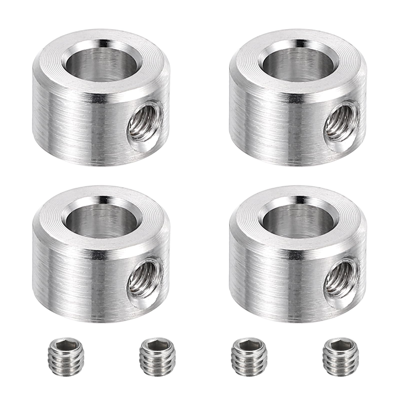 MECCANIXITY Stainless Steel Shaft Collars - Durable Locking -16