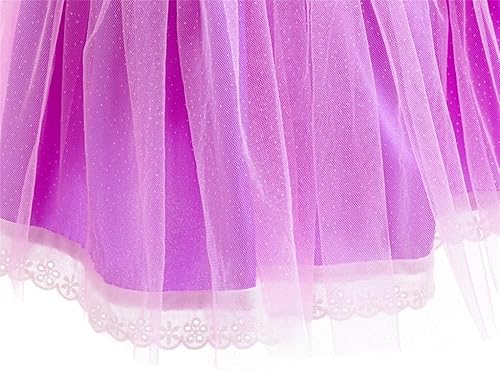 Miniatura 49 de Dressy Daisy Disfraz de princesa para bebé, disfraz de tutú de tul para cumpleaños, Halloween, traje con diadema Estilo I