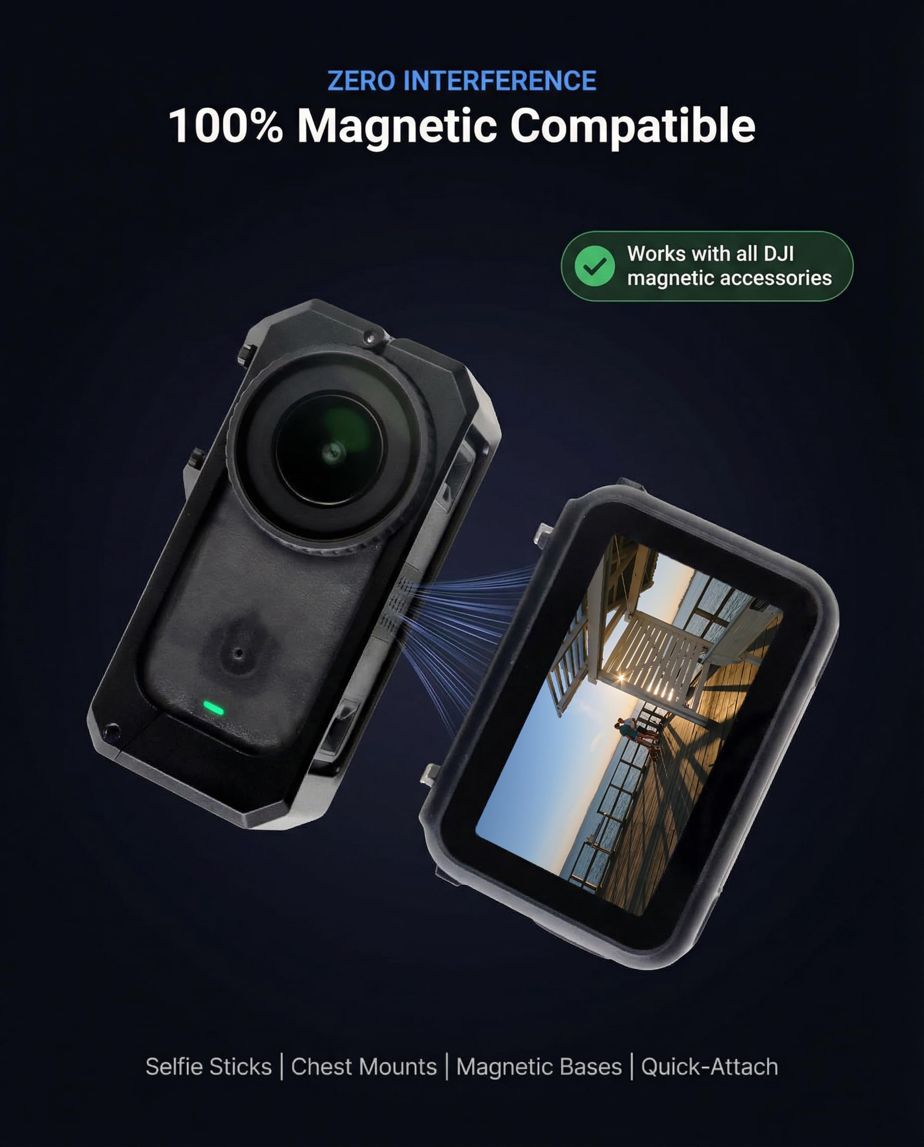 iDaPro Étui de protection en aluminium pour DJI Osmo Nano, cadre anti-rayures à dégagement rapide