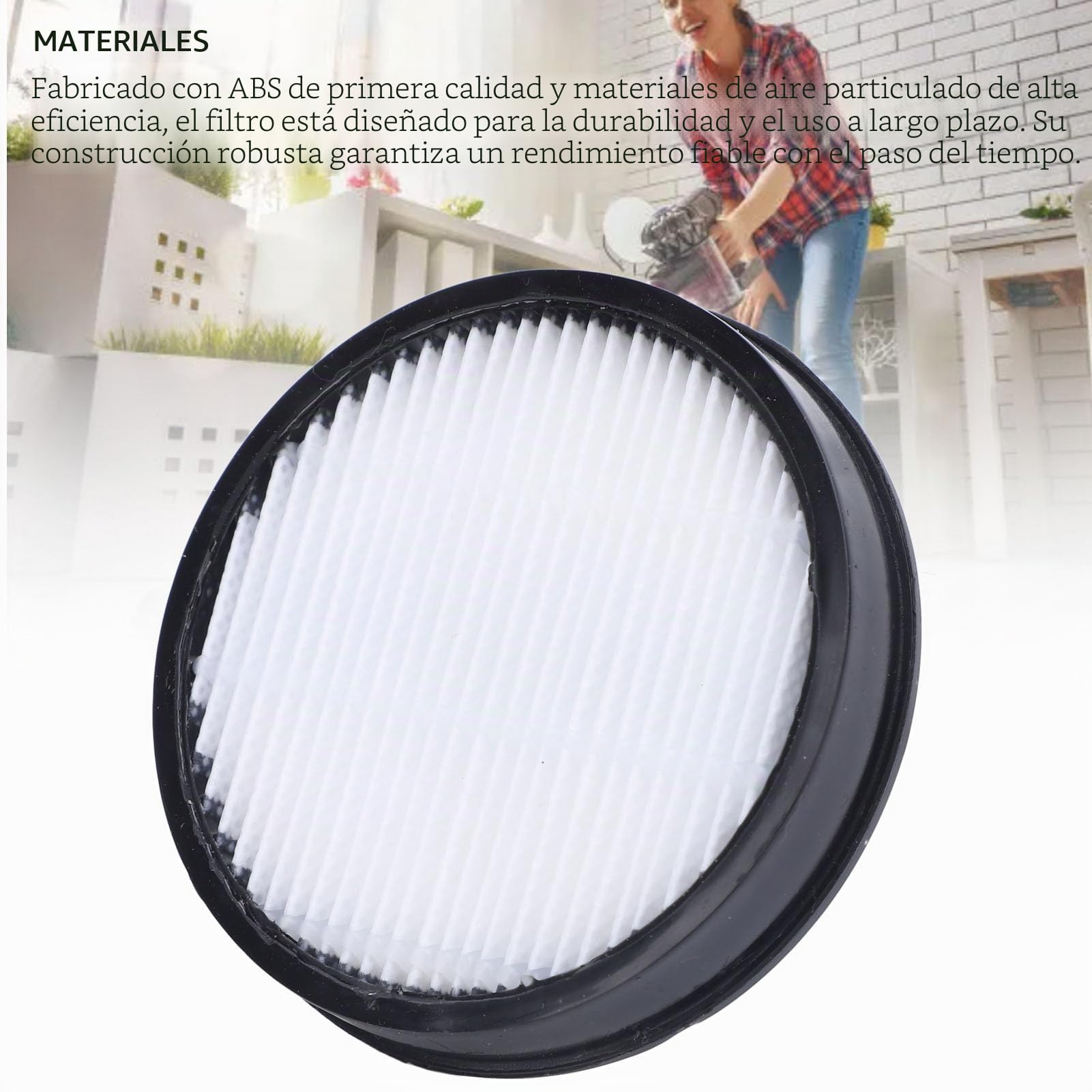 Syrisora Filtro de aspiradora, fácil de instalar, lavable, filtro de repuesto para P12 P13 U12 U13
