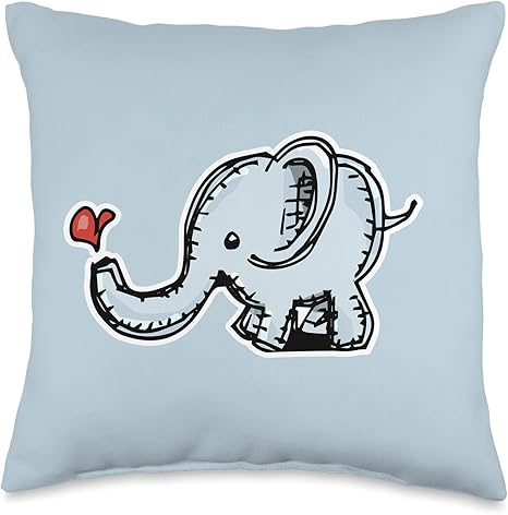elephant throw pillow amazon