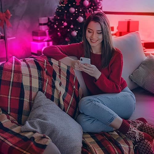 Miniatura 5 de DAYBETTER Tira de luces LED de 100 pies, tiras LED RGB que cambian de color con control remoto de 44 teclas para habitación, dormitorio, adecuada