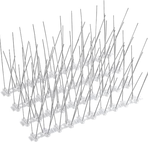 Boenoea Bird Spikes, Bird Devices Outdoor of Stainless Steel for