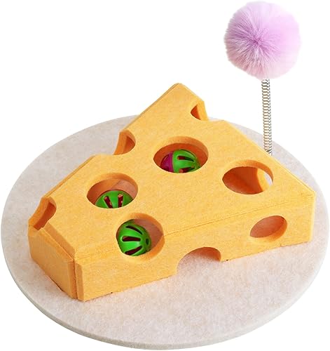 Miniatura 1 de Juguete interactivo para gatos, rompecabezas para gatos de interior, caja de laberinto de fieltro, juguetes para mascotas, juegos para gatos,
