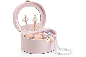 Vlando Ballerina Jewelry Box for Girls Musical