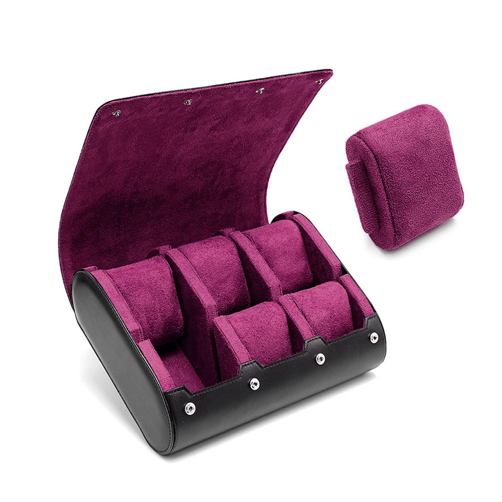 Schmuck Aufbewahrungsbox, Uhren Druckknopf Tasche, Verpackung, Aufbewahrungstaschen, Armbanduhren Box, Reise Uhrentasche für Männer und Frauen