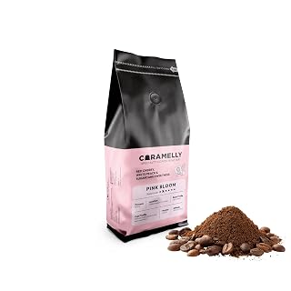 Caramelly Coffee Roasters Pink Bloom | Medium Roast | Premium Whole Coffee Beans | Lychee & Pink Grapefruit Notes | Freshly Roasted Ground Coffee | 100% Arabica Beans | Specialty Coffee, 500g