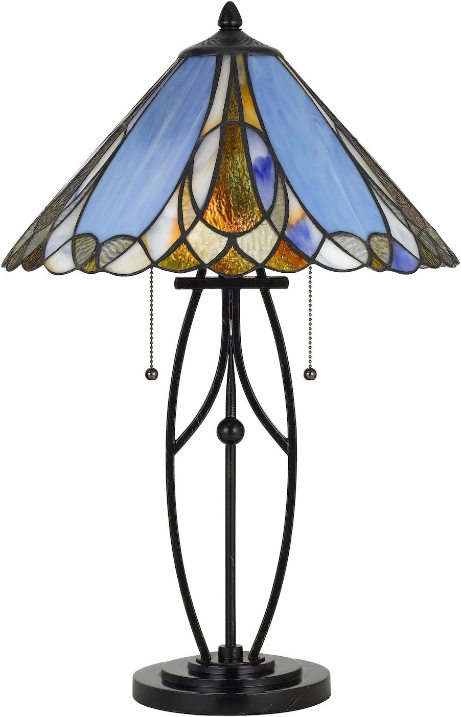 60W X 2 Tiffany Table Lamp