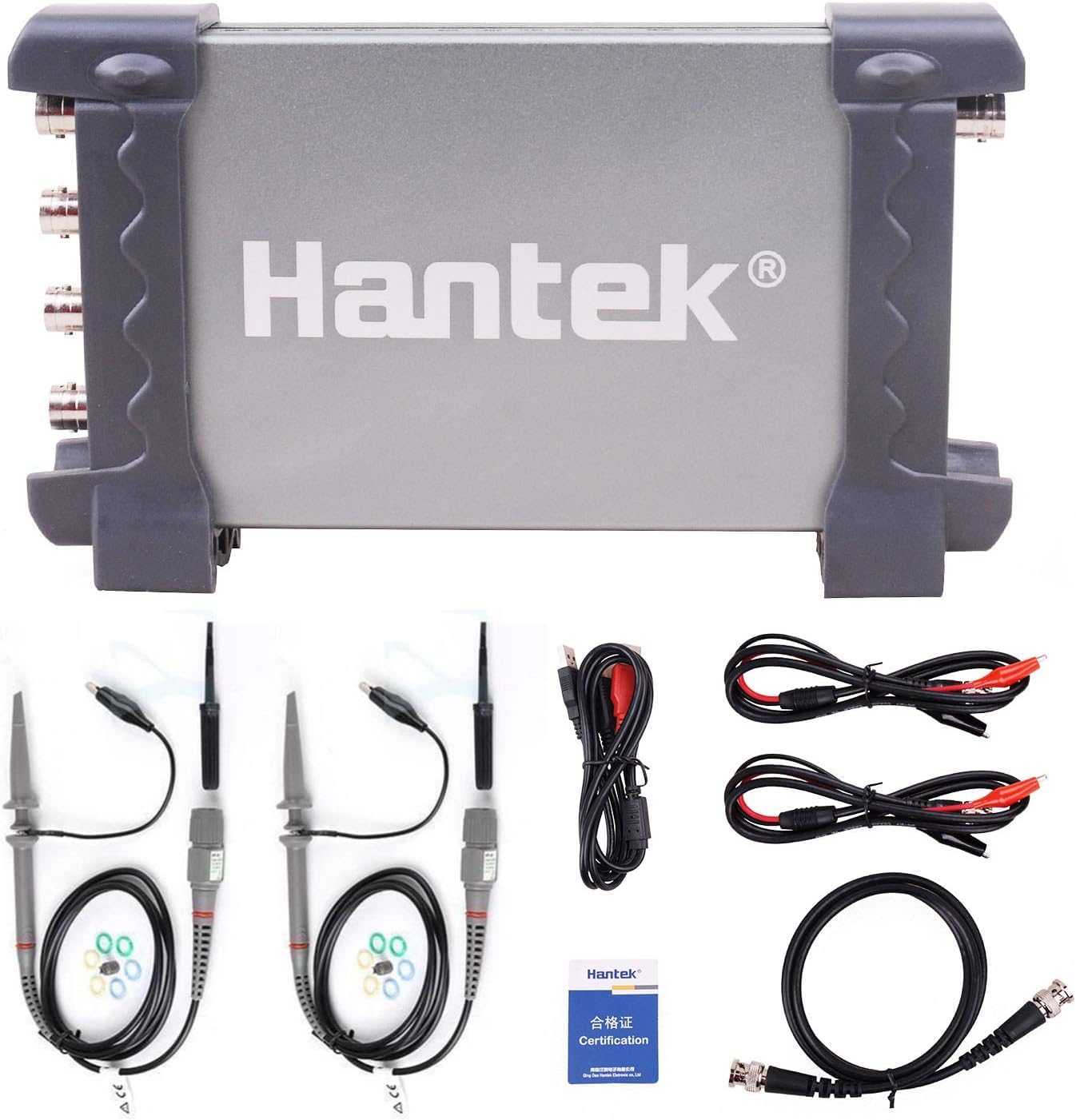 Hantek 6254BD Digitale Oscilloscopio USB Storage Oscilloscope 250MHz 1GSa/s 4 CH Arbitrary Waveform