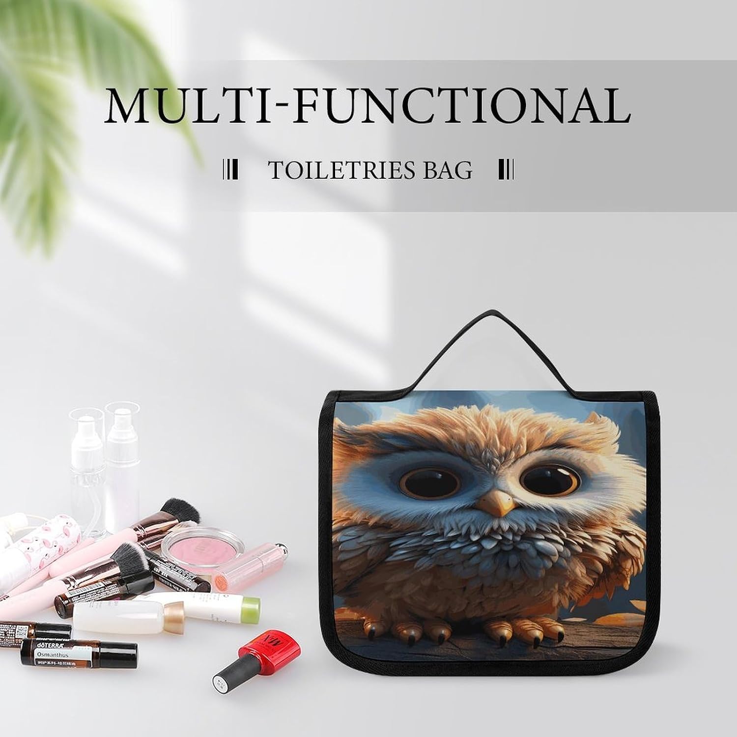 Cute Owl Wash Bag Portable Makeup Pouch image 5
