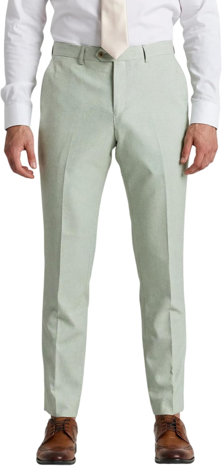 Men’s Tailored Fit Formal Suit - 3-Piece Sold Separately Set for Weddings & Parties