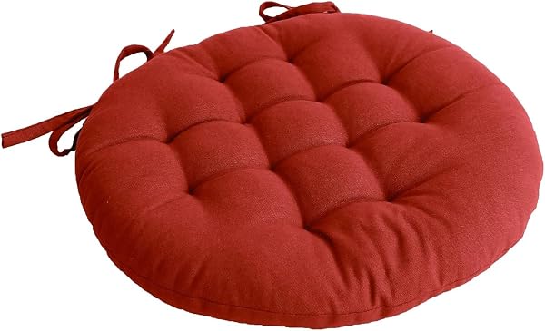 Galette de Chaise Ronde 38 cm Panama Argile - 5