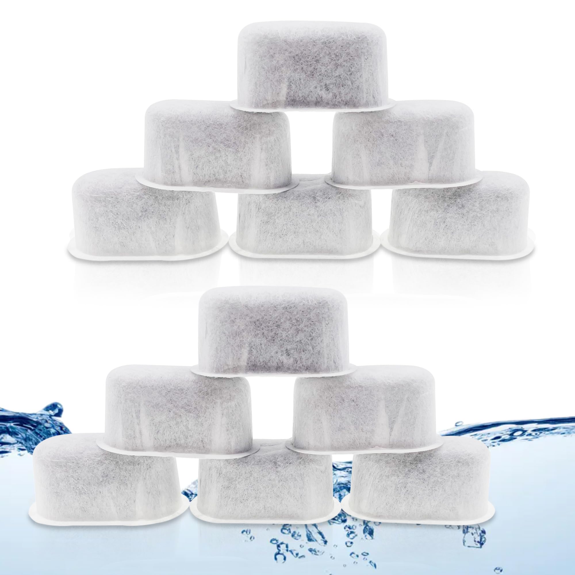 12 Pack Replacement Activated Charcoal Water Filter Cartridges