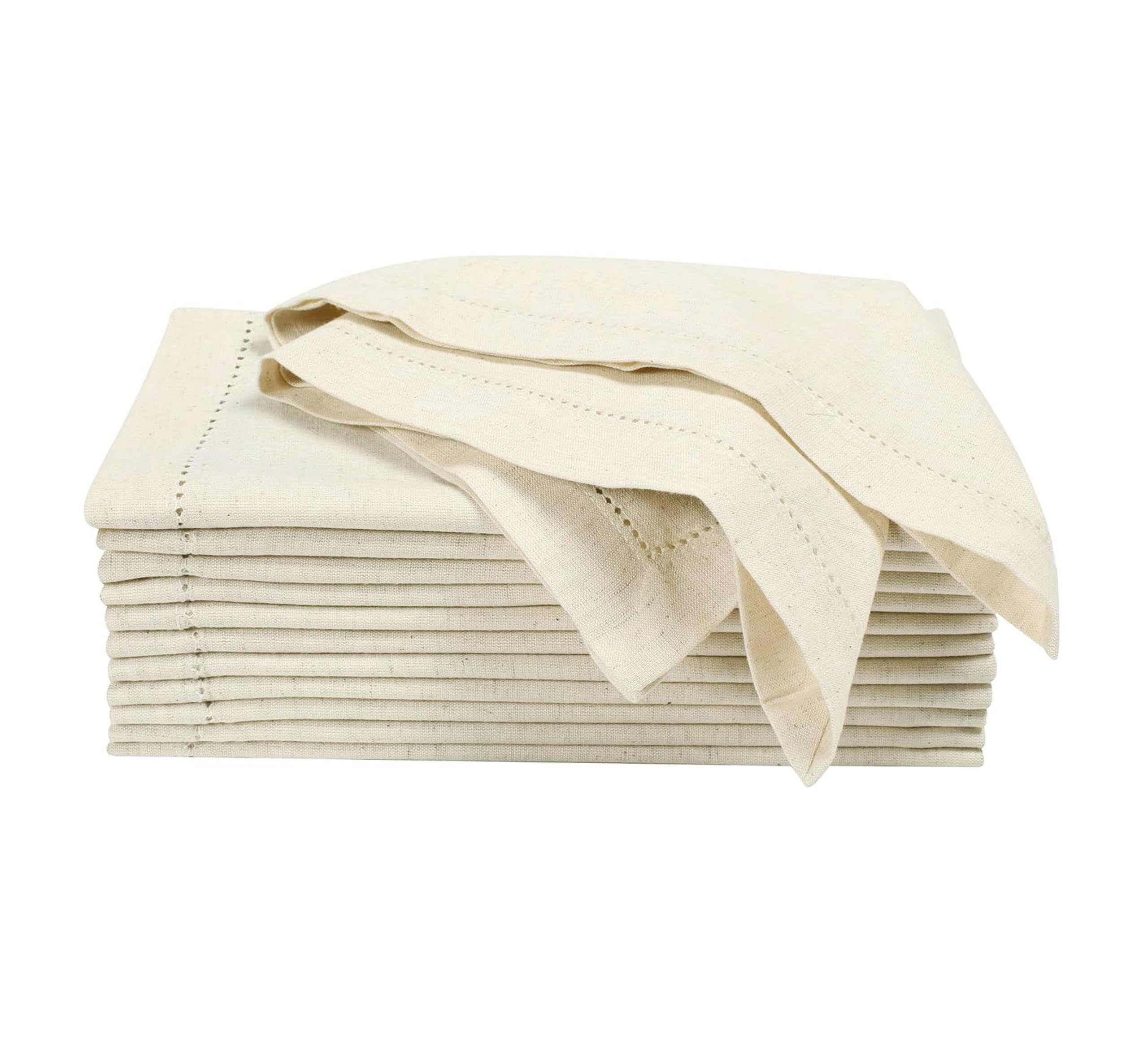 GFI Linen Club - Servilletas de tela 100% algodón ultra suaves, calidad hotel duradera, prelavadas. Juego (20x20 pulgadas)