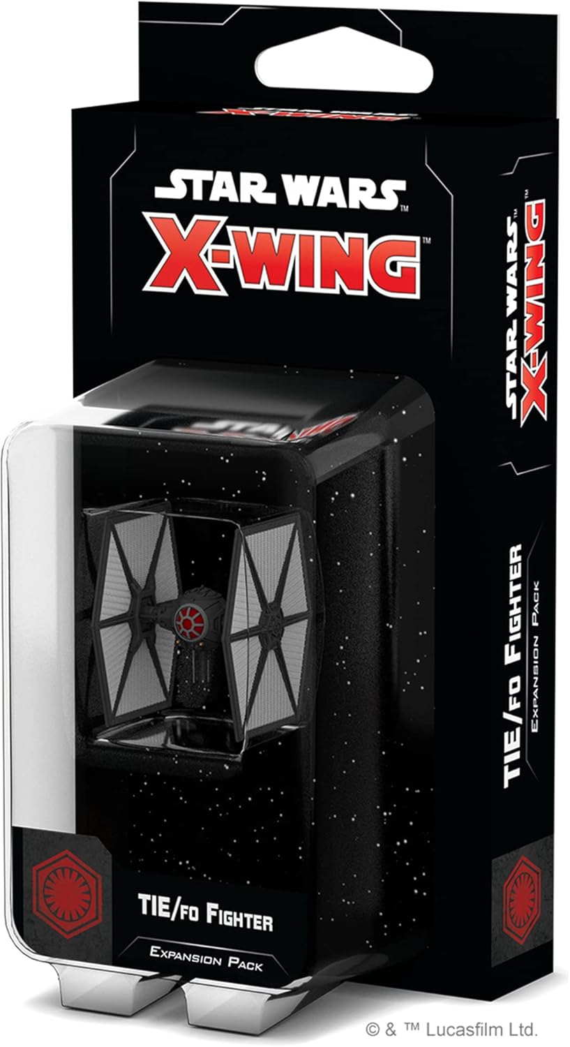 Star Wars X-Wing 2nd Edition Miniatures Game TIE/fo Fighter EXPANSION PACK - Strategy Game for Kids & Adults, Ages 14+, 2 Players, 30-45 Minute Playtime, Made by Atomic Mass Games