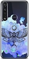 Vista 7 de Mertak Funda para teléfono compatible con Motorola Edge + Moto G9 G8 Plus G7 Play Power Z4 protectora ligera de tercer ojo, silicona delgada, diseño