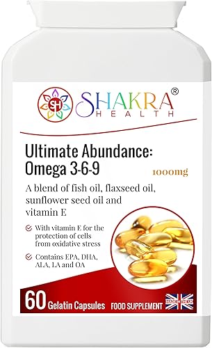 Ultimate Abundance: Omega 3-6-9 | El suplemento completo de aceite de pescado - Espiritualidad, ciencia y suplementos por Shakra Health