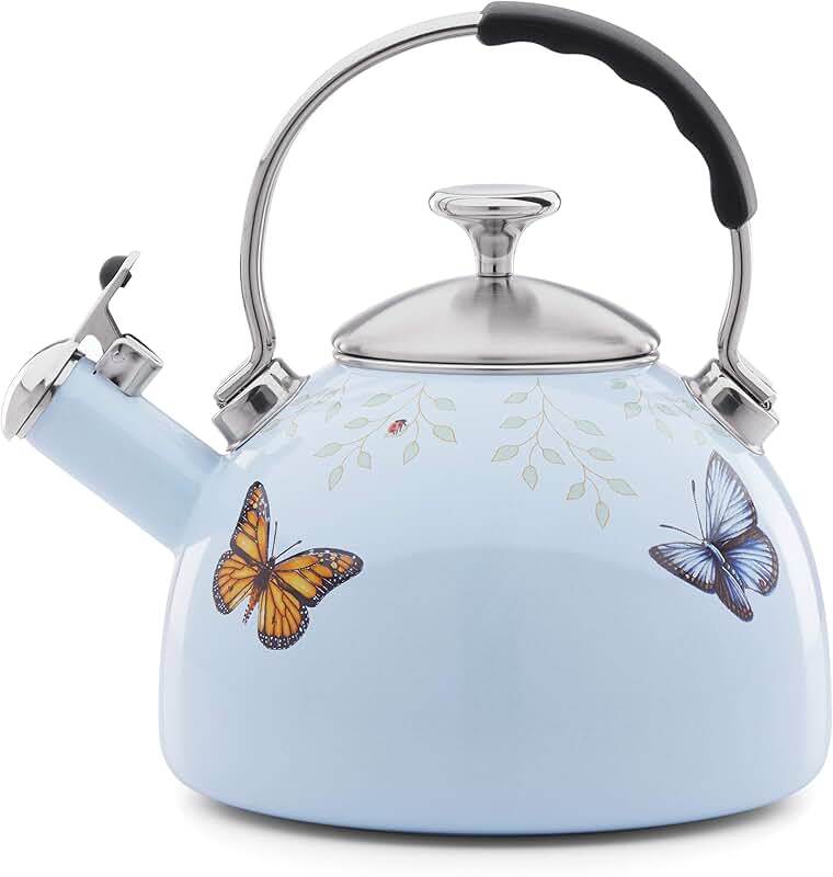 floral tea kettle