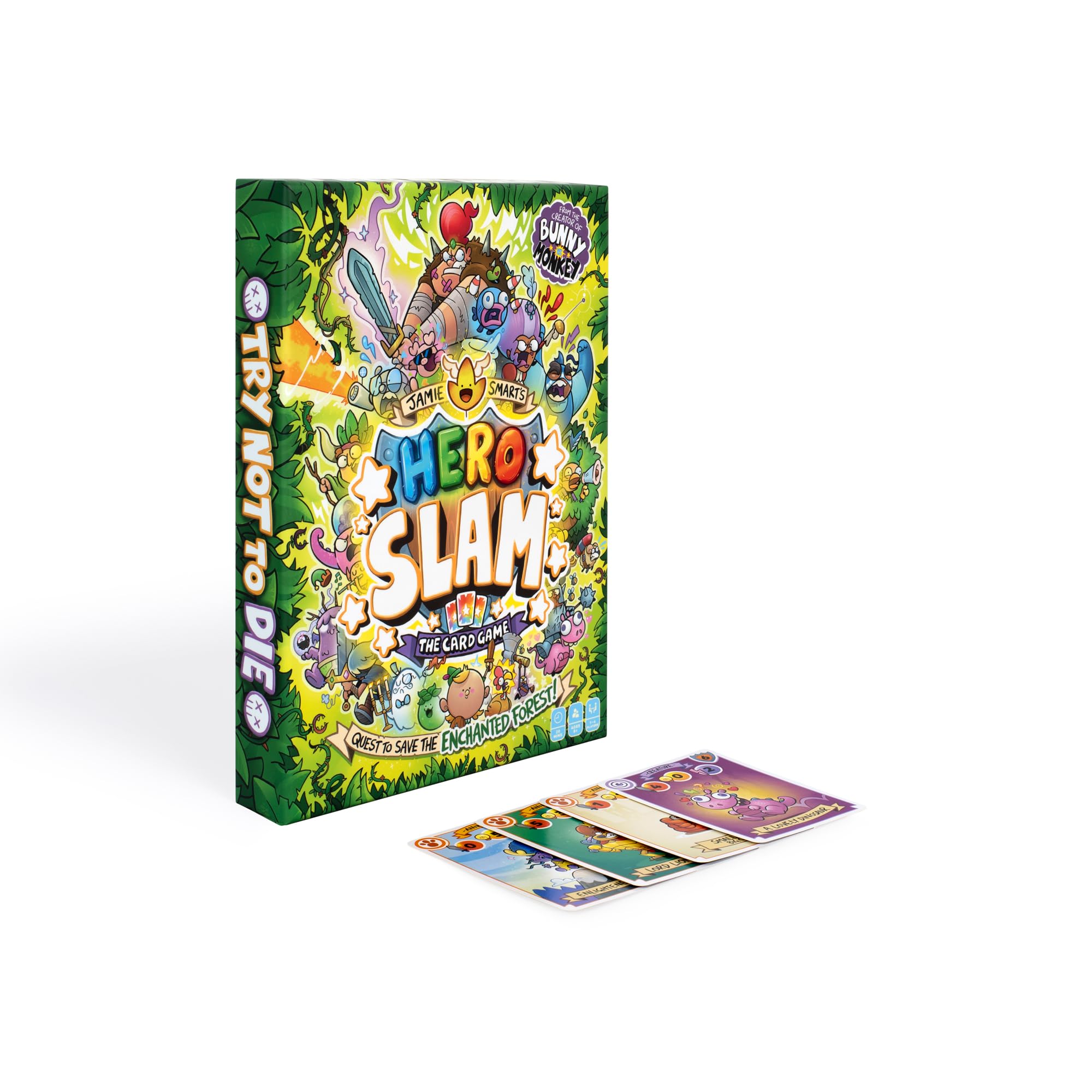 Jamie Smart’s Hero Slam: Quest to Save the Enchanted Forest: A card game by the no 1 bestselling creator of Bunny vs Monkey