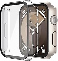 Vista 31 de Misxi - Juego de 2 fundas de policarbonato con protector de pantalla de vidrio templado compatible con Apple Watch Series 3 y Series 2 de 38mm